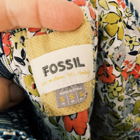 Fossil Denim Stripe Sundress - Picture 3 of 3